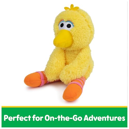 GUND Sesame Street Official Big Bird Take Along Buddy Plush, Premium Plush Toy for Ages 1 & Up, Yellow, 13” - view 5