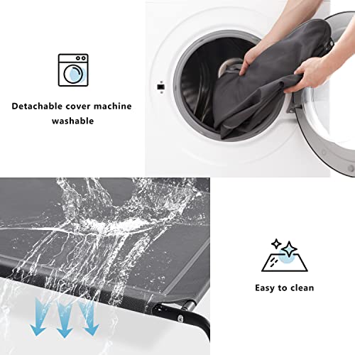 WESTERN HOME Cooling Elevated Dog Bed for Large Dogs, Portable Indoor & Outdoor Raised Dog Bed with Breathable - view 7