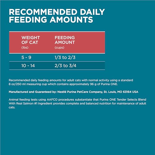 Purina ONE Natural Dry Cat Food, Tender Selects Blend With Real Salmon - 7 lb. Bag - view 7