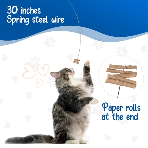 Cat Dancer Interactive Cat Toy - Fun and Fitness for Your Furry Friend - Engaging Paper Roll Attached with 30  - view 5