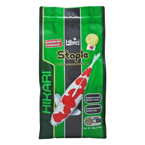 Hikari 4.4-Pound Staple Floating Pellets for Koi and Pond Fish, Medium - view 2