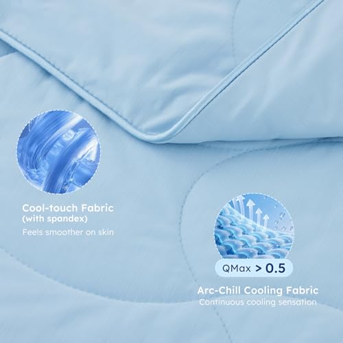 ZOMISIA Premium Cooling Blanket for Large Dogs - Q-MAX>0.5 Breathable Washable Dog Cooling Mat, Travel Soft Pe - view 5