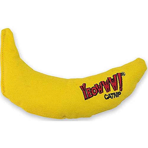 YEOWWW! DuckyWorld 100% ORGANIC CATNIP Leaf & Flower Cat Toy BANANA 3 PACK - view 3