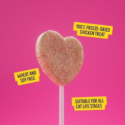 Bonkers Purrpops Freeze-Dried Chicken Flavored Lollipop Treats for Cats, 15 Pack - view 6