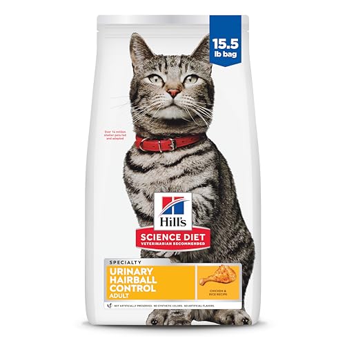 Hill's Science Diet Urinary Hairball Control, Adult 1-6, Urinary Track Health & Hairball Control Support, Dry  - view 2