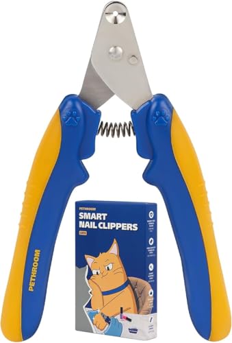 [PETHROOM] Cat Nail Clipper Trimmer for Indoor Cats with Circular Cut Hole (2mm) | Premium Sturdy Stainless St - view 2