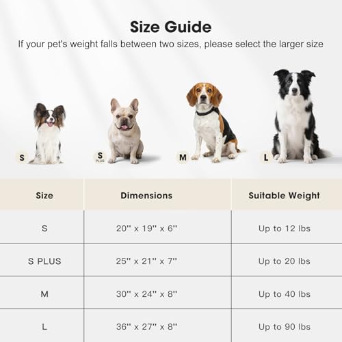 MIXJOY Dog Beds for Small Dogs Cats, Washable Dog Bed with Removable Cover, Soft Calming Cat Bed for Indoor Ca - view 7