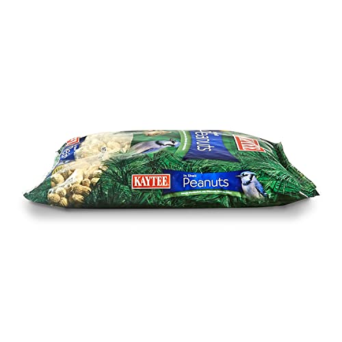 Kaytee Whole Peanuts in Shell for Cardinals, Blue Jays, Woodpeckers and Other Outside Wild Birds, Two 5 Pound  - view 7