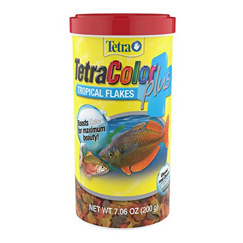 Tetra ColorPlus Fish Food Flakes, Tropical Flakes With Natural Color Enhancers, 7.06 Ounce - view 2