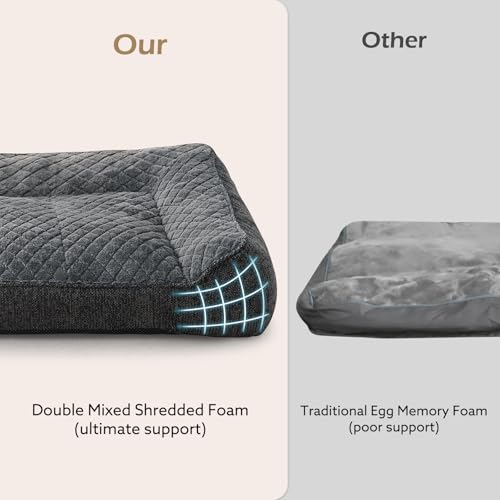 JOEJOY XL Orthopedic Dog Beds Large Sized Dog, Extra Thick Supportive Big Dogs Couch Bed with Sides, Ultra Sof - view 5