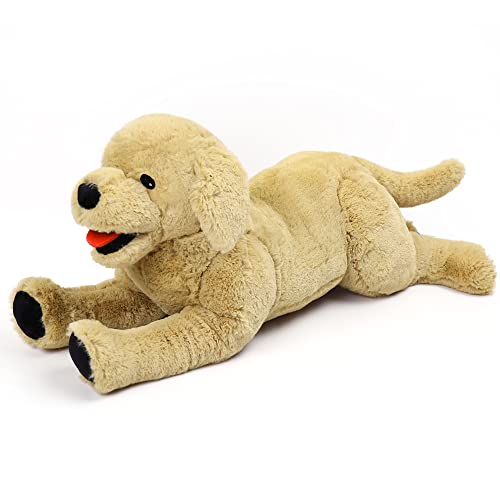 LotFancy Dog Stuffed Animals Plush, 21" Soft Cuddly Golden Retriever Plush Toys, Large Stuffed Dog, Puppy Dog  - view 2