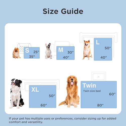 Bedsure Cooling Blanket for Small Dogs with Breathable Air-Core Fill Q-MAX>0.4 - Dog Cooling Mat Soft, Lightwe - view 6