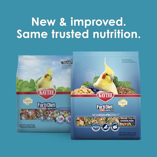 Kaytee Forti-Diet Pro Health Nourish+Protect Cockatiel Food, Comprehensive Nutrition Backed by Science, Digest - view 3