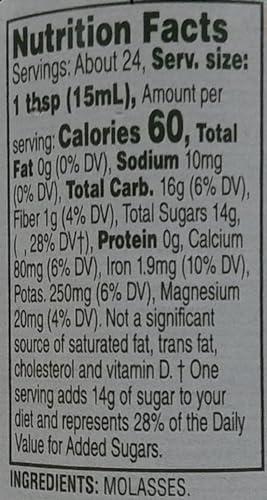Brer Rabbit Unsulphured Molasses, Full Flavor, 12 Ounce - view 3