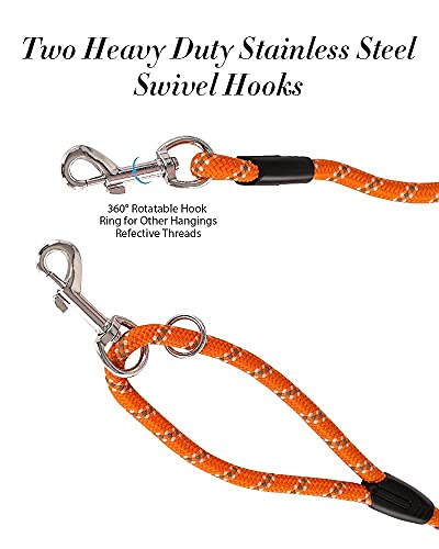 Long Dog Leash for Training 10FT/16FT/20FT/30FT/50FT/100FT, Reflective Tie Out, Heavy Duty Dog Lead for Large, - view 5