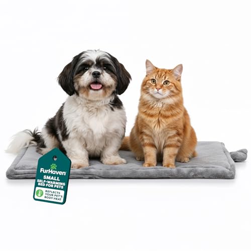 FurHaven ThermaNAP Self Warming Cat Mat, Dog Bed for Crates with Self-Warming Technology for Cozy Rest, Fully  - view 2