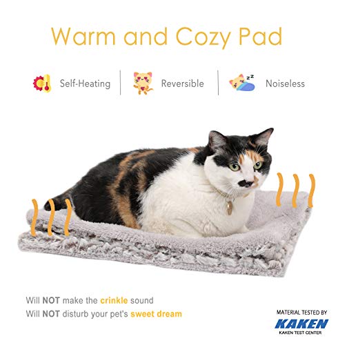 Self Heating Cat Pad Self Warming Bed 27.5" x 18.5" Thermal Heated Cat Mat Extra Warm Pet Mat for Outdoor and  - view 3