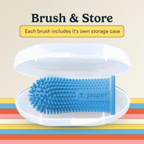 Jasper Dog Toothbrush, 360 Dog Tooth Brushing Kit, Finger Toothbrush, Cat Tooth Brush, Teeth Cleaning, Pet Too - view 5
