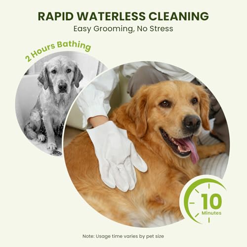36PCS Hypoallergenic Pet Glove Wipes for Dogs & Cats - Quick Clean & Deodorizing Between Baths & Travel | Dog  - view 3