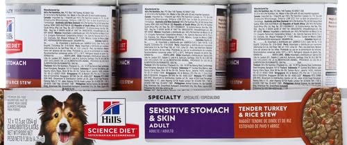 Hill's Science Diet Adult 1-6 Sensitive Stomach & Sensitive Skin Wet Dog Food, 12.5 oz