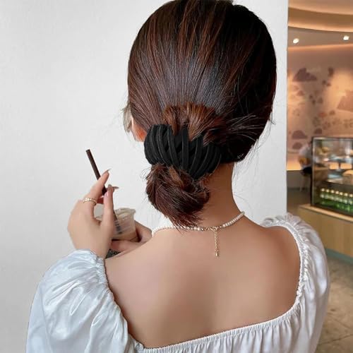 7PCS Women's Hair Accessories, Bird Nest Magic Hair Clip with Hair Bun Clips - view 4