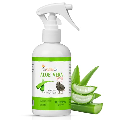 Aloe Vera Bird Spray for All Birds – Soothes Itchy Skin & Feather Plucking – 8oz Odor-Free Mist, Safe if Inges - view 2