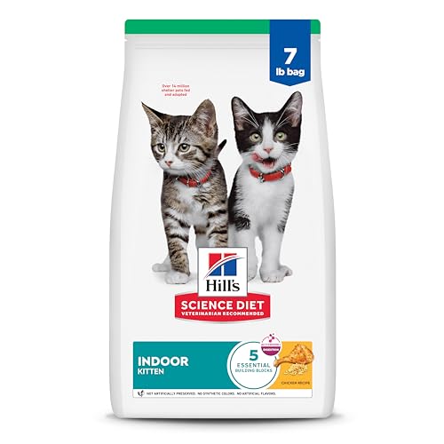 Hill's Science Diet Kitten Indoor Dry Cat Food, Chicken, 7 lb. Bag - view 2