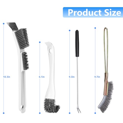 XANGNIER Bird Cage Cleaner Brush Kit,Bird Poop Remover Cleaning Tools Set Accessories for Small,Medium,Large,T - view 4