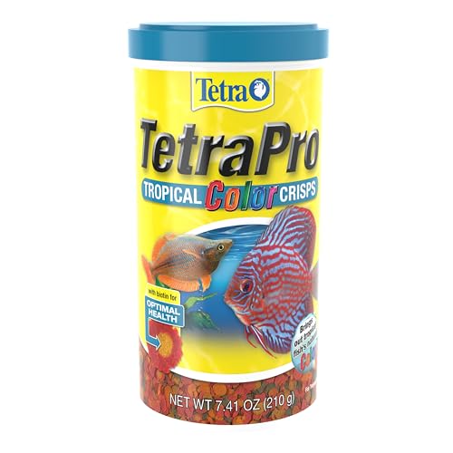 TetraPro Tropical Color Crisps, Fish Food With Natural Color Enhancers, Tropical Fish Food, 7.41 Ounces - view 2
