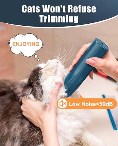 oneisall Pet Clipper for Cat Matted Hair, Pet Shaver for Cats Quiet Pet Clippers Waterproof Cordless Cat Clipp - view 5
