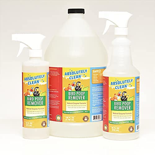 Absolutely Clean Amazing Bird Poop Cleaner Spray - Just Spray/Wipe - Safely & Easily Removes Bird Messes - Use - view 4