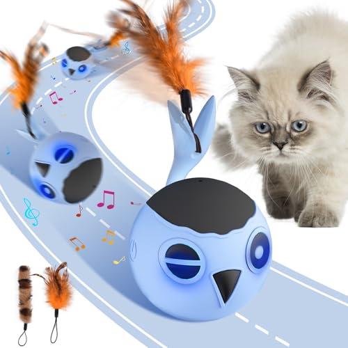 ORSDA Cat Toys, Interactive Cat Toy for Indoor Cats, Automatic Moving Ball Bird for Indoor Adult Cats Kitten T - view 2