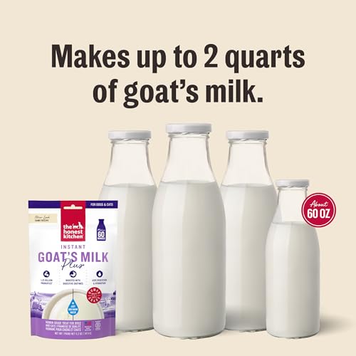 The Honest Kitchen Human Grade Instant Goat's Milk with Probiotics for Dogs and Cats, 5.2 Ounces - view 6