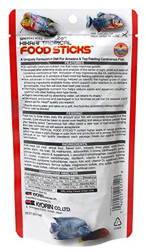 Hikari Tropical Food Sticks 250g - view 3