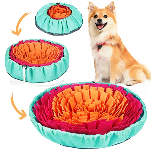 Vivifying Snuffle Mat for Dogs, Interactive Sniff Mat for Slow Eating and Keep Busy, Adjustable Dog Digging To - view 2