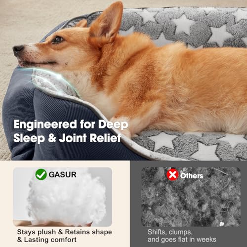 GASUR Dog Beds Small Medium Size, Small Dog Bed Washable, Orthopedic Pet Sofa Bed, Pet Cuddler Anti-Slip Botto - view 3