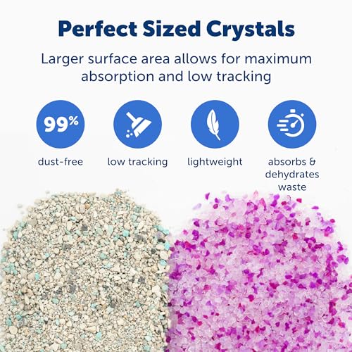PetSafe ScoopFree Odor Control Crystal Cat Litter, Lavender Scent, 8 Lb Bag - view 4