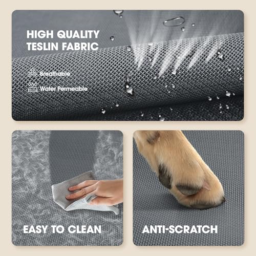 Czpalo Elevated Dog Bed, Raised Outdoor Dog Bed for Large Sized Dogs, Portable Cooling Pet Cot with Breathable - view 6