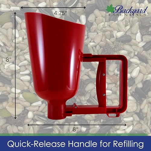 Bird Seed Scoop, Quick Release Plastic Scoop for Ease in Filling Bird Feeders, Holds 4 Cups of Seed - view 3