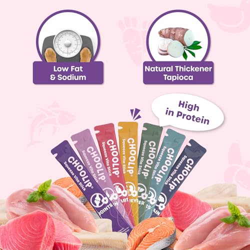 Choolip Squeeze Vita Stick Lickable Cat and Dog Treats – 49-Count Variety Pack – Real Meat Puree with Multivit - view 6