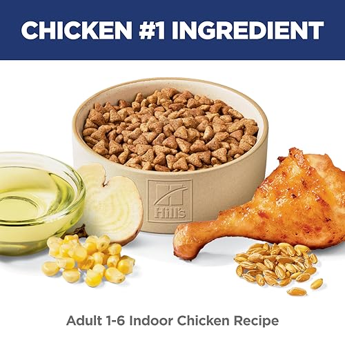 Hill's Science Diet Indoor, Adult 1-6, Easy Litter Box Cleanup, Dry Cat Food, Chicken Recipe, 15.5 lb Bag - view 4