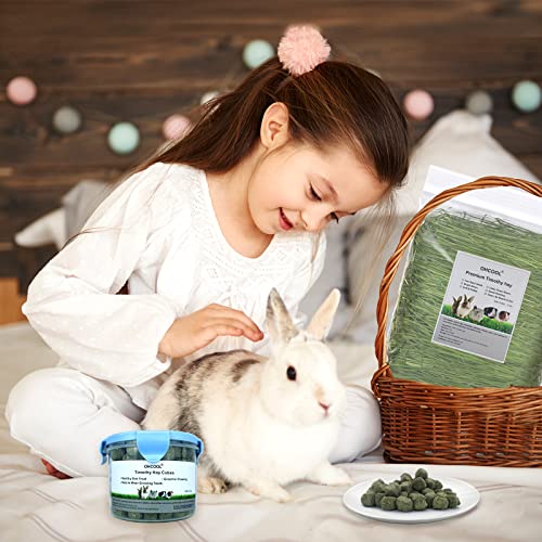 Timothy Hay Cubes 6oz -100% Natural Timothy Hay Made for Rabbits Sulcata Tortoise Guinea Pig, 6 oz - view 7