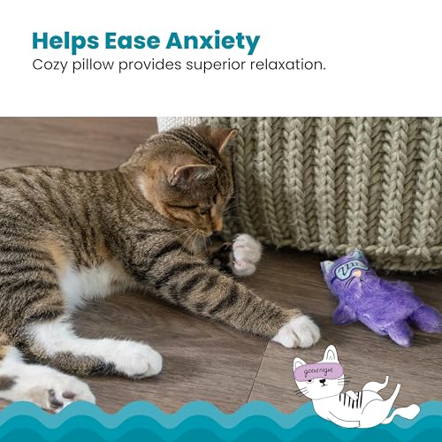 Catstages Purr Pillow Cat Toy – Plush Cat Toy with Touch-Activated Purr for Calming Cats & Kittens - view 5