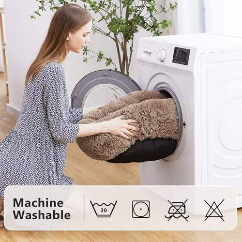 MIXJOY Orthopedic Dog Bed Comfortable Donut Cuddler Round Pet Beds Ultra Soft Washable Dog and Cat Cushion (20 - view 7