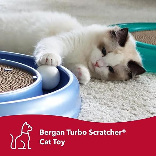 Coastal Pet Turbo Scratcher Cat Toy - Cardboard Cat Scratcher Pad with Cat Toy Ball Track and Catnip (1 Pack) - view 3