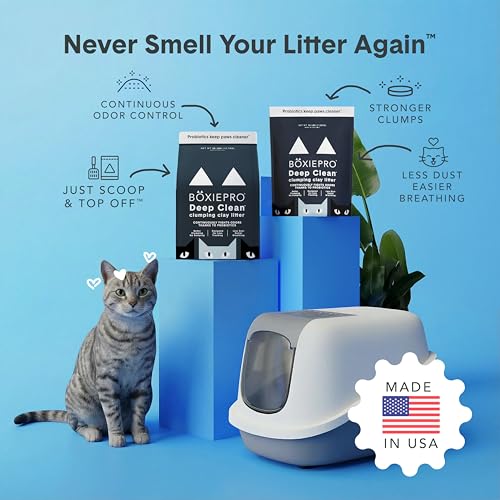 Boxie Probiotic Cat Litter, 40 Day Odor Control, Clumping Clay Kitty Litter, Odor Eliminating Probiotics, Dust - view 5