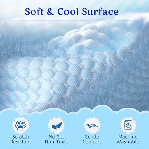Mora Pets Dog Cooling Mat Instant Self Cooling Pad for Dogs & Cats Breathable Washable Summer Pet Cool Mat Ind - view 6
