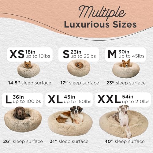 Best Friends by Sheri The Original Calming Donut Dog Bed – Washable Plush Pet Bed for Cats & Small Dogs up to  - view 5