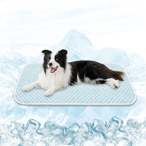 MICROCOSMOS Pet Cooling Mat & Sleeping Pad- Breathable Bubble Surface, EZ Clean. Keep Cooling for Pets, Kids a - view 2