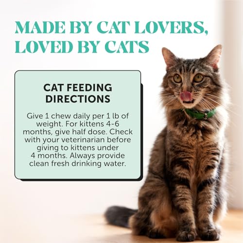 Fresh Breath Dental Bites for Cats – Crunchy & Creamy Cat Dental Treats for Fresh Breath, Tartar & Plaque Cont - view 8